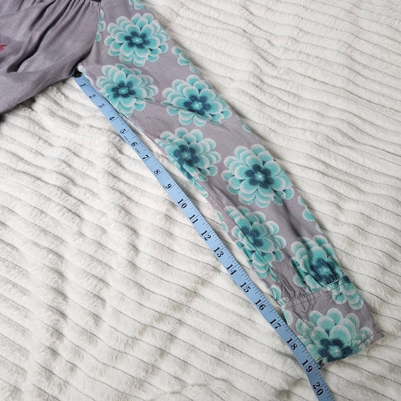 Desigual Colorful Bird Floral Print Button Up Shirt Blouse Bohemian Women XS - Picture 7 of 16